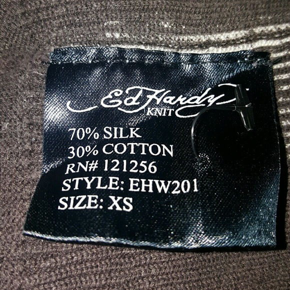 Ed Hardy Silk Hoodie - Picture 3 of 3